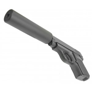 Пистолет страйкбольный Stalker SA25S Spring (Colt 25) с глушителем, к.6мм арт.: SA-3307125S